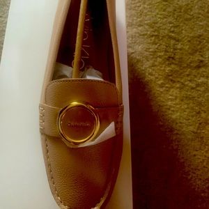 Tan loafers